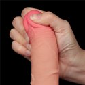 DILDO 7.5'' SLIDING SKIN DUAL LAYER DONG FLESH DILDO 7.5'' SLIDING SKIN DUAL LAYER DONG FLESH
