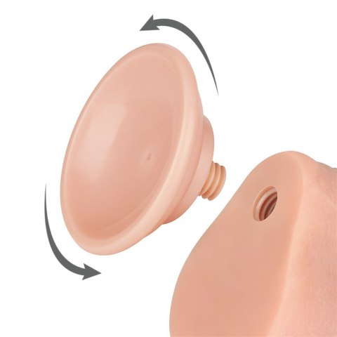 DILDO 7'' SLIDING SKIN DUAL LAYER DONG FLESH DILDO 7'' SLIDING SKIN DUAL LAYER DONG FLESH