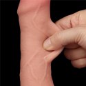 DILDO 7'' SLIDING SKIN DUAL LAYER DONG FLESH DILDO 7'' SLIDING SKIN DUAL LAYER DONG FLESH