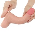 DILDO 8.5'' SLIDING SKIN DUAL LAYER DONG FLESH