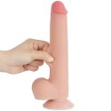 DILDO 9'' SLIDING SKIN DUAL LAYER DONG FLESH DILDO 9'' SLIDING SKIN DUAL LAYER DONG FLESH