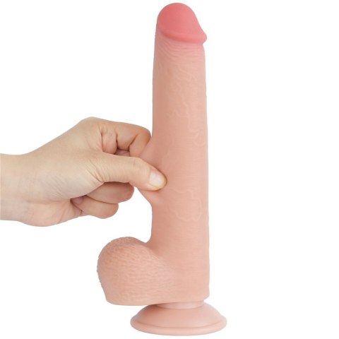 DILDO 9'' SLIDING SKIN DUAL LAYER DONG FLESH DILDO 9'' SLIDING SKIN DUAL LAYER DONG FLESH