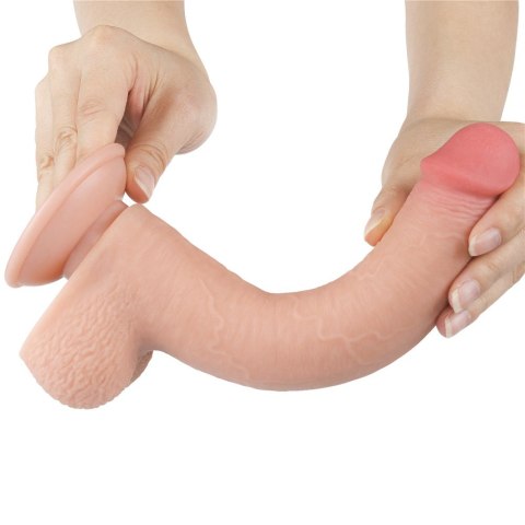 DILDO 9'' SLIDING SKIN DUAL LAYER DONG FLESH DILDO 9'' SLIDING SKIN DUAL LAYER DONG FLESH