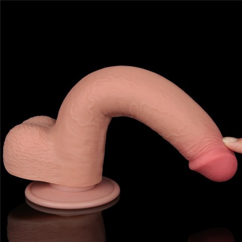 DILDO 9'' SLIDING SKIN DUAL LAYER DONG FLESH DILDO 9'' SLIDING SKIN DUAL LAYER DONG FLESH