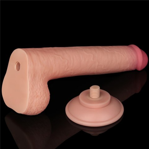 DILDO 9'' SLIDING SKIN DUAL LAYER DONG FLESH DILDO 9'' SLIDING SKIN DUAL LAYER DONG FLESH