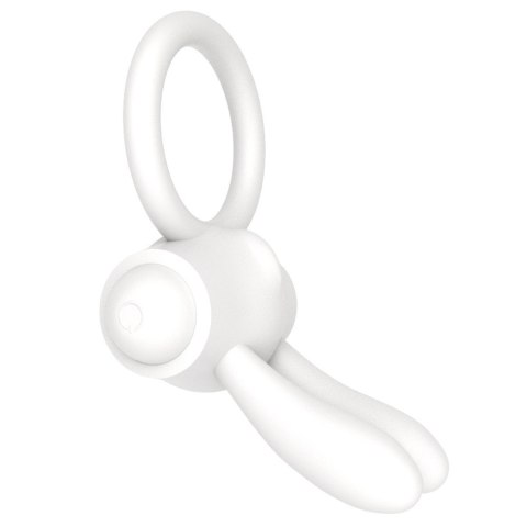 PIERŚCIEŃ POWER CLIT SILICONE COCKRING BIAŁY PIERŚCIEŃ POWER CLIT SILICONE COCKRING BIAŁY
