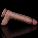 DILDO 8.5'' DUAL LAYERED SILICONE COCK