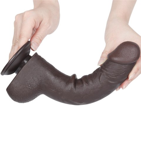 DILDO 9.5'' SLIDING SKIN DUAL LAYER DONG CZARNE DILDO 9.5'' SLIDING SKIN DUAL LAYER DONG CZARNE