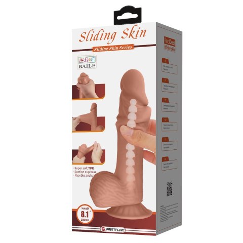 DILDO SLIDING SKIN 8,1" DILDO SLIDING SKIN 8,1"