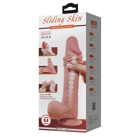 DILDO SLIDING SKIN 9,4" DILDO SLIDING SKIN 9,4"