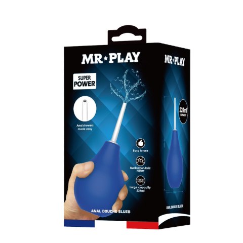 GRUSZKA MR PLAY SUPER POWER ANAL DOUCHE BLUE GRUSZKA MR PLAY SUPER POWER ANAL DOUCHE BLUE