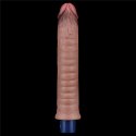 WIBRATOR 9.5" REAL SOFTEE VIBRATING DILDO WIBRATOR 9.5" REAL SOFTEE VIBRATING DILDO