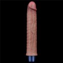 WIBRATOR 9.5" REAL SOFTEE VIBRATING DILDO WIBRATOR 9.5" REAL SOFTEE VIBRATING DILDO