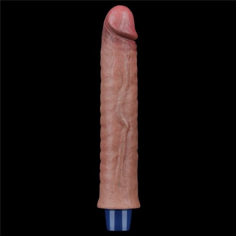 WIBRATOR 9.5" REAL SOFTEE VIBRATING DILDO WIBRATOR 9.5" REAL SOFTEE VIBRATING DILDO