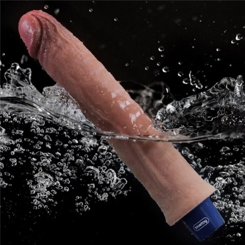 WIBRATOR 9.5" REAL SOFTEE VIBRATING DILDO WIBRATOR 9.5" REAL SOFTEE VIBRATING DILDO