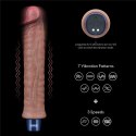 WIBRATOR 9.5" REAL SOFTEE VIBRATING DILDO WIBRATOR 9.5" REAL SOFTEE VIBRATING DILDO