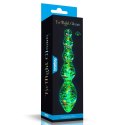 DILDO GLOW-IN-THE-DARK TWILIGHT GLEAM GLASS DILDO GLOW-IN-THE-DARK TWILIGHT GLEAM GLASS