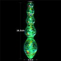 DILDO GLOW-IN-THE-DARK TWILIGHT GLEAM GLASS DILDO GLOW-IN-THE-DARK TWILIGHT GLEAM GLASS