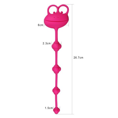 KORALIKI ANALNE 10" SILICONE FROG KORALIKI ANALNE 10" SILICONE FROG