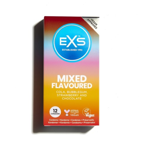 PREZERWATYWY 12 SZT. EXS MIX FLAVOURED PREZERWATYWY 12 SZT. EXS MIX FLAVOURED