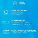 PREZERWATYWY 48 SZT. EXS RIBBED AND DOTTED PREZERWATYWY 48 SZT. EXS RIBBED AND DOTTED