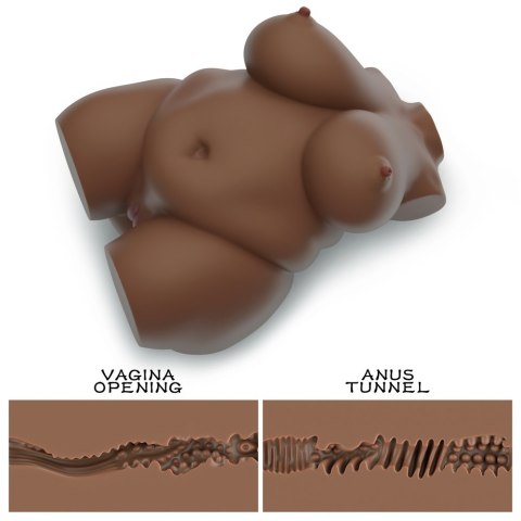 REALISTYCZNE TUŁOWIE STREETGIRL'S #7 BLACK REALISTYCZNE TUŁOWIE STREETGIRL'S #7 BLACK