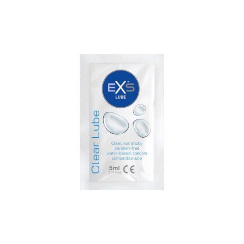 100 SZT. EXS CLEAR LUBE SASZETKI 5ML