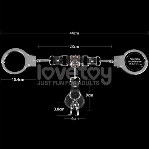 KAJDANKI REBELLION HEAVY METAL HANDCUFFS (SILVER) KAJDANKI REBELLION HEAVY METAL HANDCUFFS (SILVER)