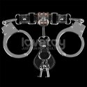 KAJDANKI REBELLION HEAVY METAL HANDCUFFS (SILVER) KAJDANKI REBELLION HEAVY METAL HANDCUFFS (SILVER)