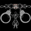 KAJDANKI REBELLION HEAVY METAL HANDCUFFS (SILVER) KAJDANKI REBELLION HEAVY METAL HANDCUFFS (SILVER)