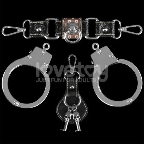 KAJDANKI REBELLION HEAVY METAL HANDCUFFS (SILVER) KAJDANKI REBELLION HEAVY METAL HANDCUFFS (SILVER)