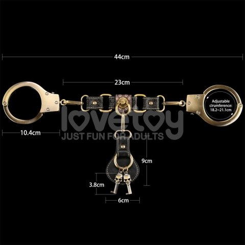 KAJDNAKI REBELLION HEAVY METAL HANDCUFFS (BRONZE) KAJDNAKI REBELLION HEAVY METAL HANDCUFFS (BRONZE)