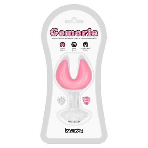 KOREK ANALNY GEMORIA SILICONE BUTT PLUG (GLOW-IN-THE-DARK) KOREK ANALNY GEMORIA SILICONE BUTT PLUG (GLOW-IN-THE-DARK)