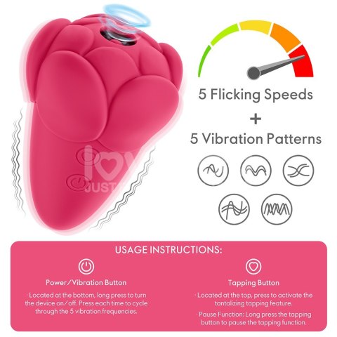 MASAŻER FLICKER RECHARGEABLE VIBRATOR MASAŻER FLICKER RECHARGEABLE VIBRATOR