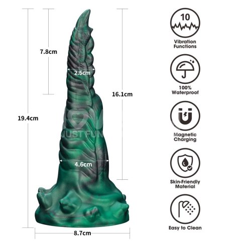 WIBRATOR SAVAGE CHARM DOUBLE-CLAW VIBRATING SILICONE DILDO WIBRATOR SAVAGE CHARM DOUBLE-CLAW VIBRATING SILICONE DILDO