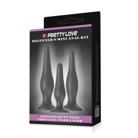 KOREK ANALNY PRETTY LOVE - MINI ANAL KIT KOREK ANALNY PRETTY LOVE - MINI ANAL KIT