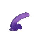 DILDO 7'' JELLY STUDS FIOLETOWE DILDO 7'' JELLY STUDS FIOLETOWE