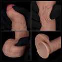 DILDO 8'' DUAL LAYERED SILICONE COCK