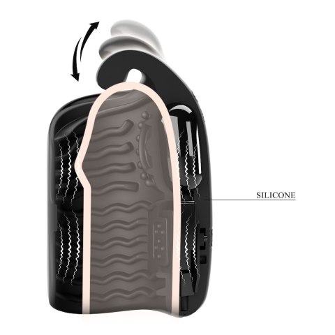 MASAŻER PRETTY LOVE BLACK GLANS TRAINER MASAŻER PRETTY LOVE BLACK GLANS TRAINER