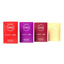 ZESTAW TESTERÓW 100 SZT. EXS FLAVOURED LUBE SACHETS 5ML