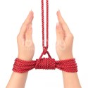 LINA DO KRĘPOWANIA REBELLION CRIMSON SILKY BONDAGE ROPE