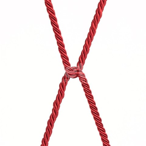 LINA DO KRĘPOWANIA REBELLION CRIMSON SILKY BONDAGE ROPE