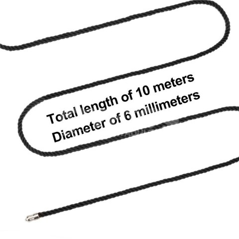 LINA DO KRĘPOWANIA REBELLION EBONY SILKY BONDAGE ROPE