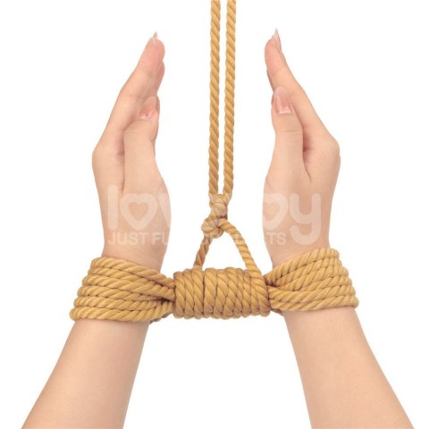 LINA DO KRĘPOWANIA REBELLION NATURAL KNOT BONDAGE ROPE