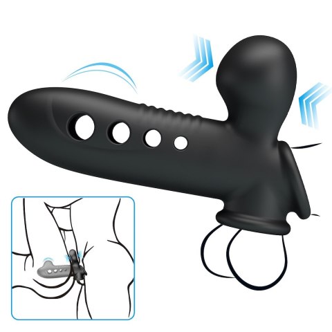 NAKŁADKA POMPOWANA AIRBAG PENIS SLEEVE BLACK