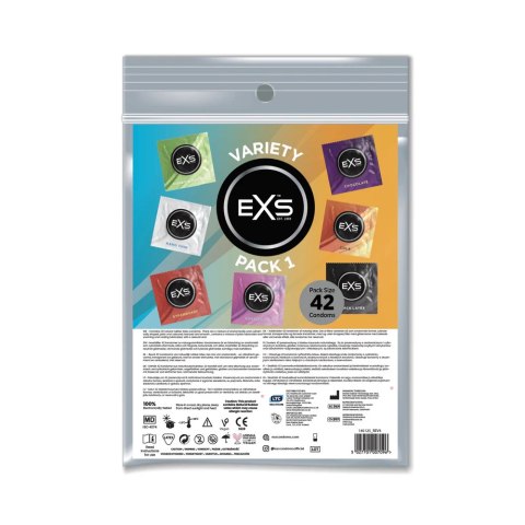 PREZERWATYWY 42 SZT. EXS VARIETY PACK 1