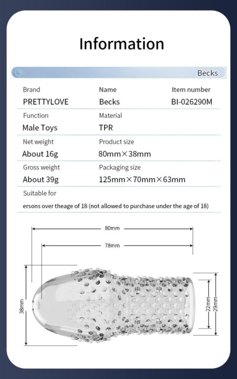 NAKŁADKA PRETTY LOVE BECKS