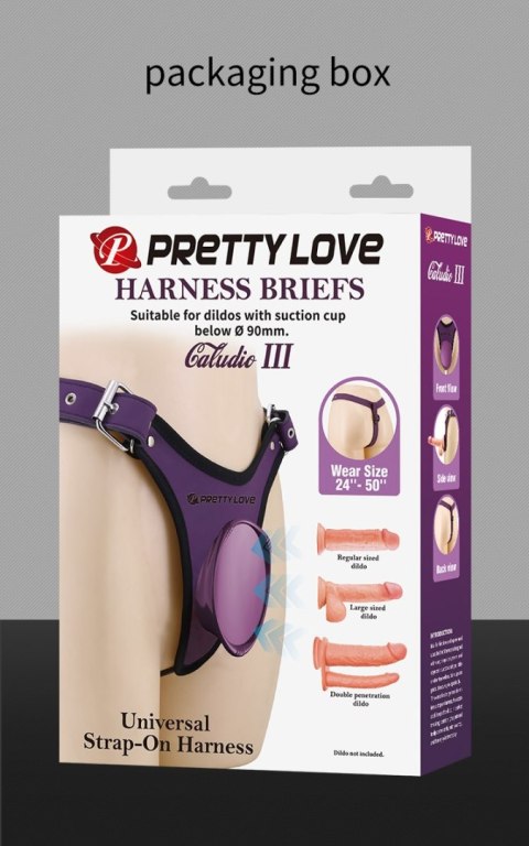STRAP-ON PRETTY LOVE HARNESS BRIEFS GLAUDIO III